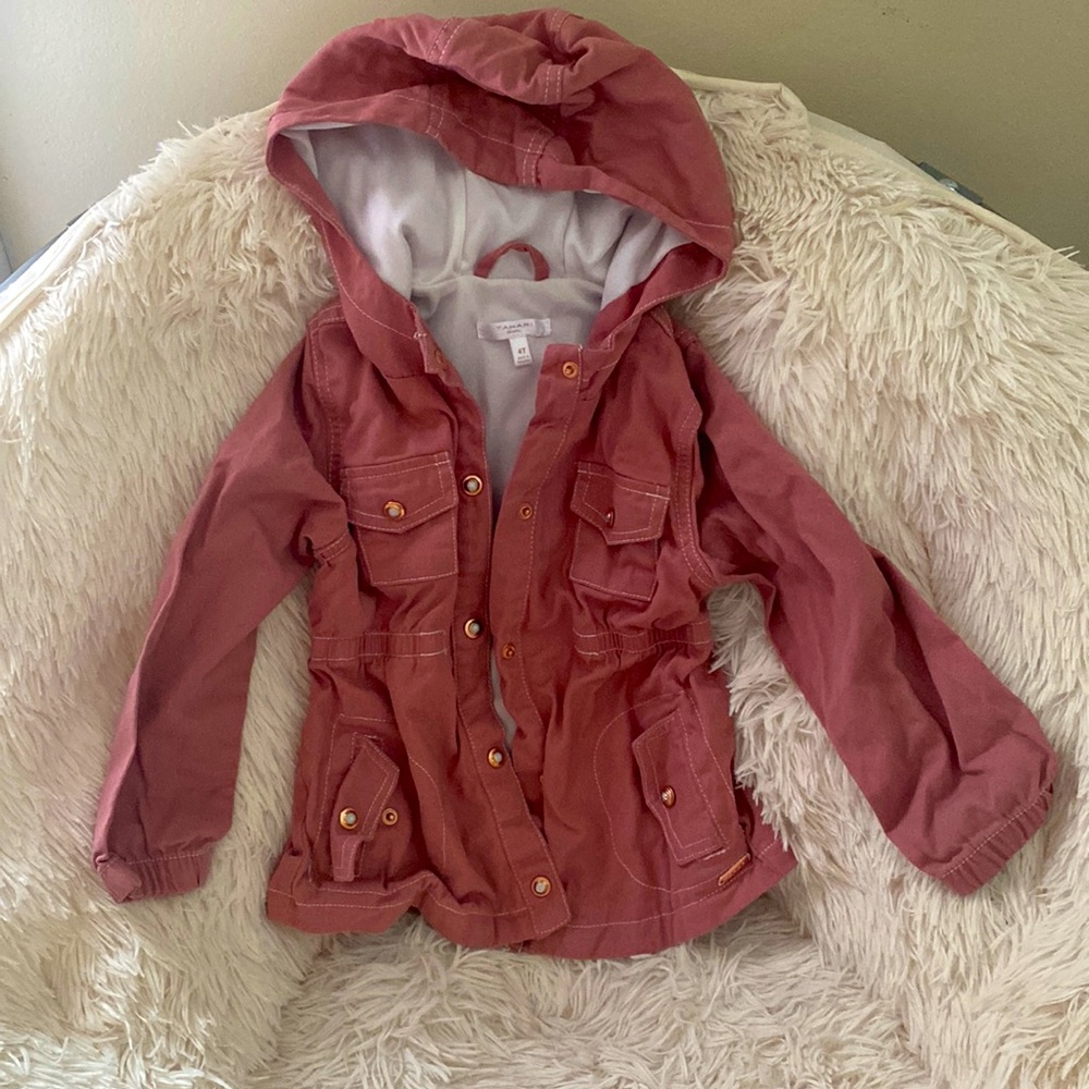 Girls light button up jacket